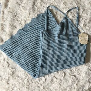 Chic Blue Knit dress